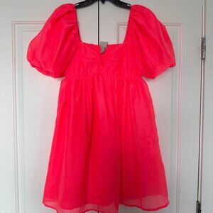 A New Day Bright Pink Mini Dress Size Medium